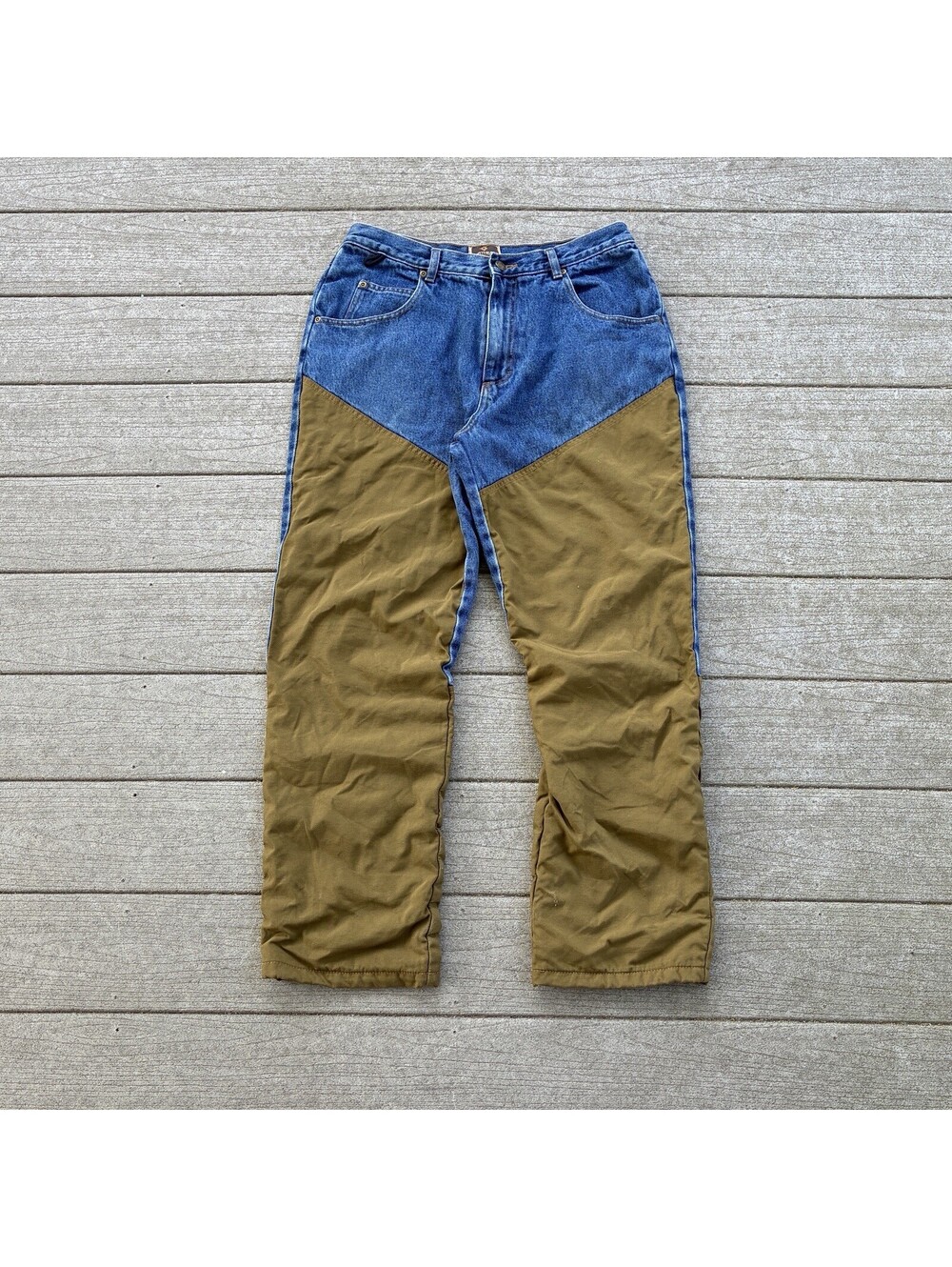 Vintage Northeast Outfitters Hunting Pants Mens 34x30 Flannel Lined Pants Canvas